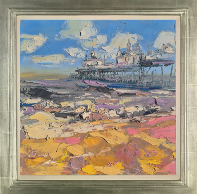 Stormy Weather, Eastbourne Pier (Framed)