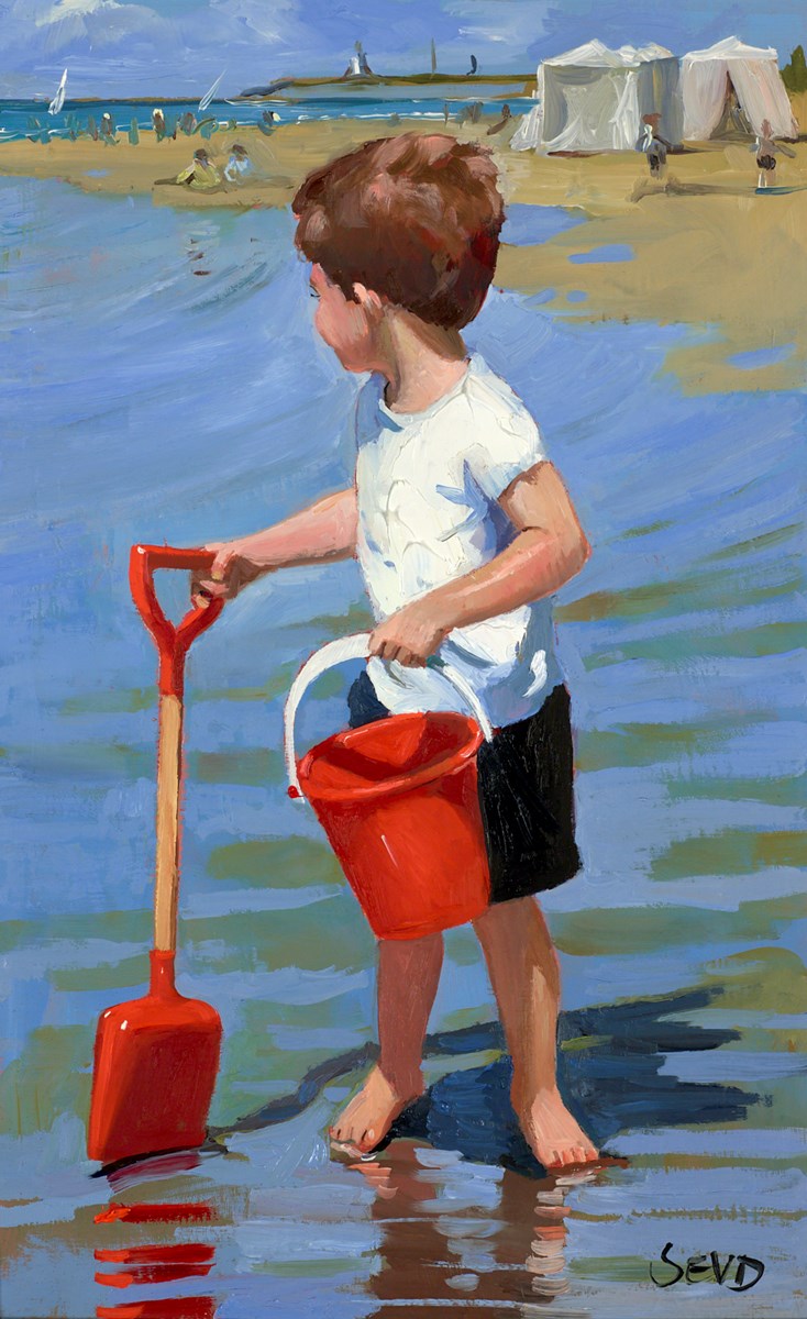 Seaside Play | Sherree Valentine Daines - Clarendon Fine Art