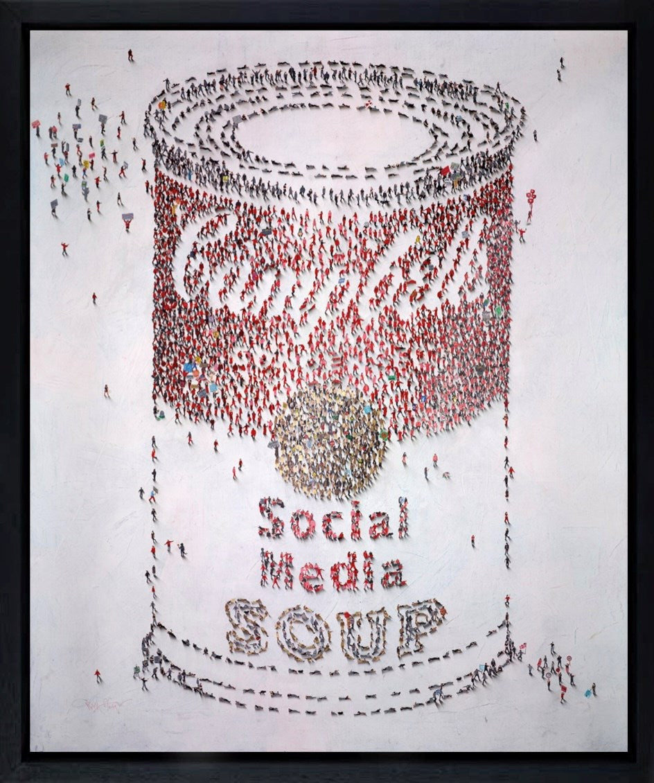 Social Media Soup (Framed)