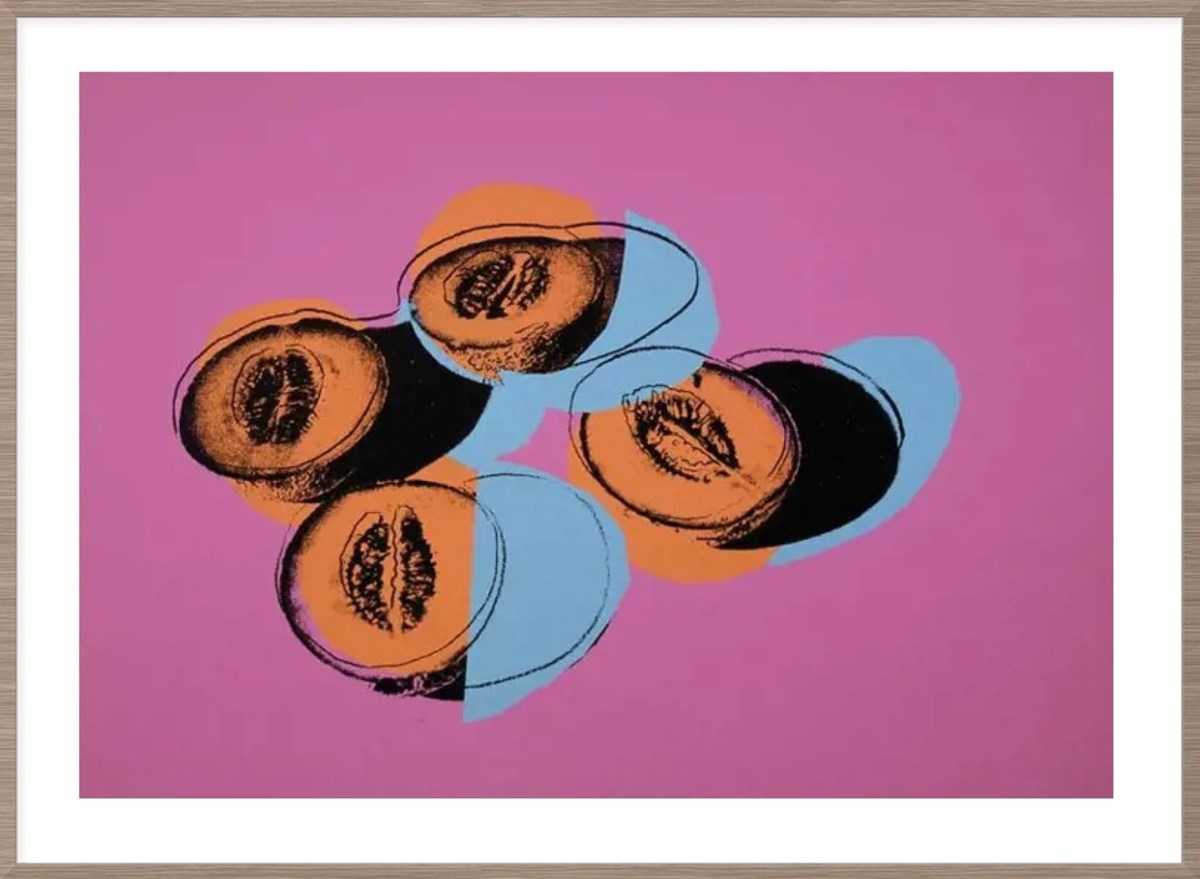 Cantaloupes I from 'Space Fruit: Still Lifes' (F&S II.198), 1979 (Framed)