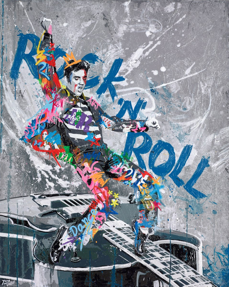 Rock 'N' Roll - Elvis | Yuvi – Clarendon Fine Art