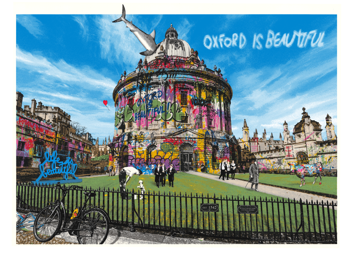 Oxford Is Beautiful | Mr. Brainwash – Clarendon Fine Art