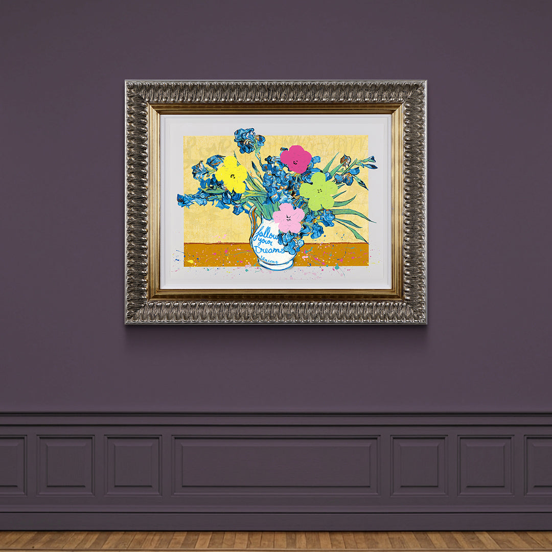 Irises Rewritten | Mr. Brainwash – Clarendon Fine Art