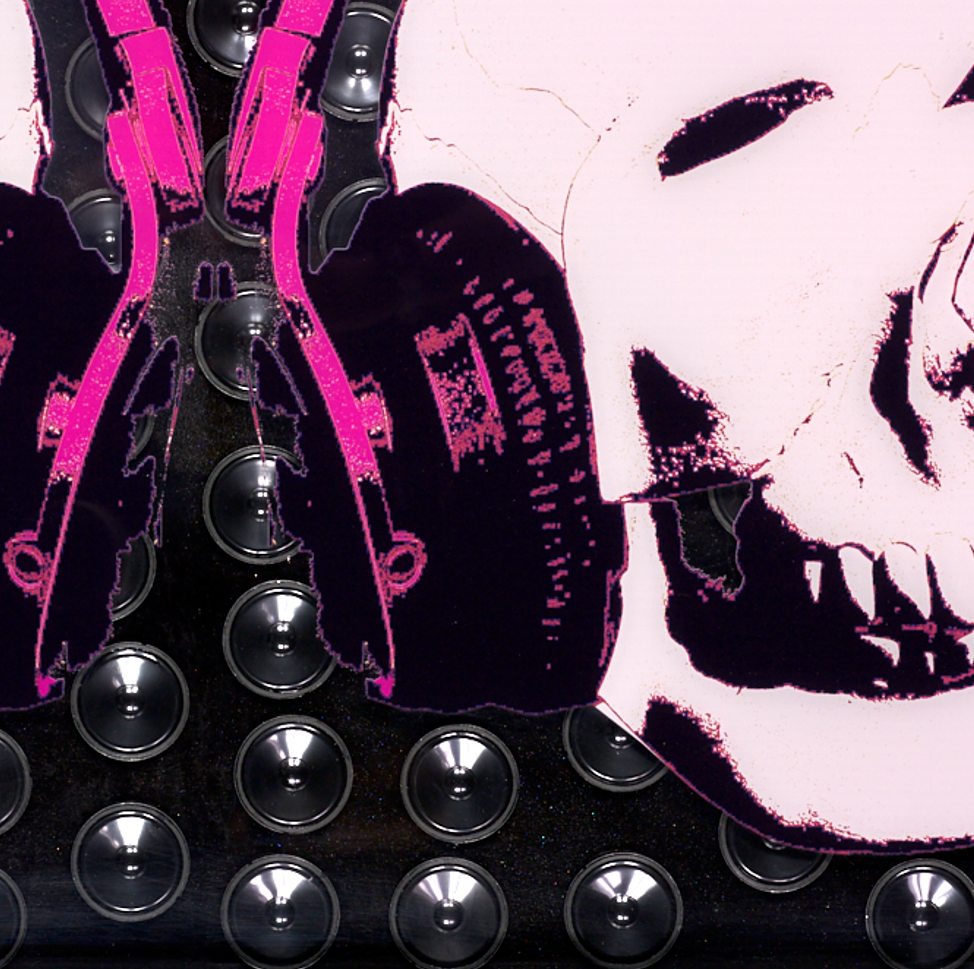 Music Lover-Double Skulls (White) | Maxim – Clarendon Fine Art