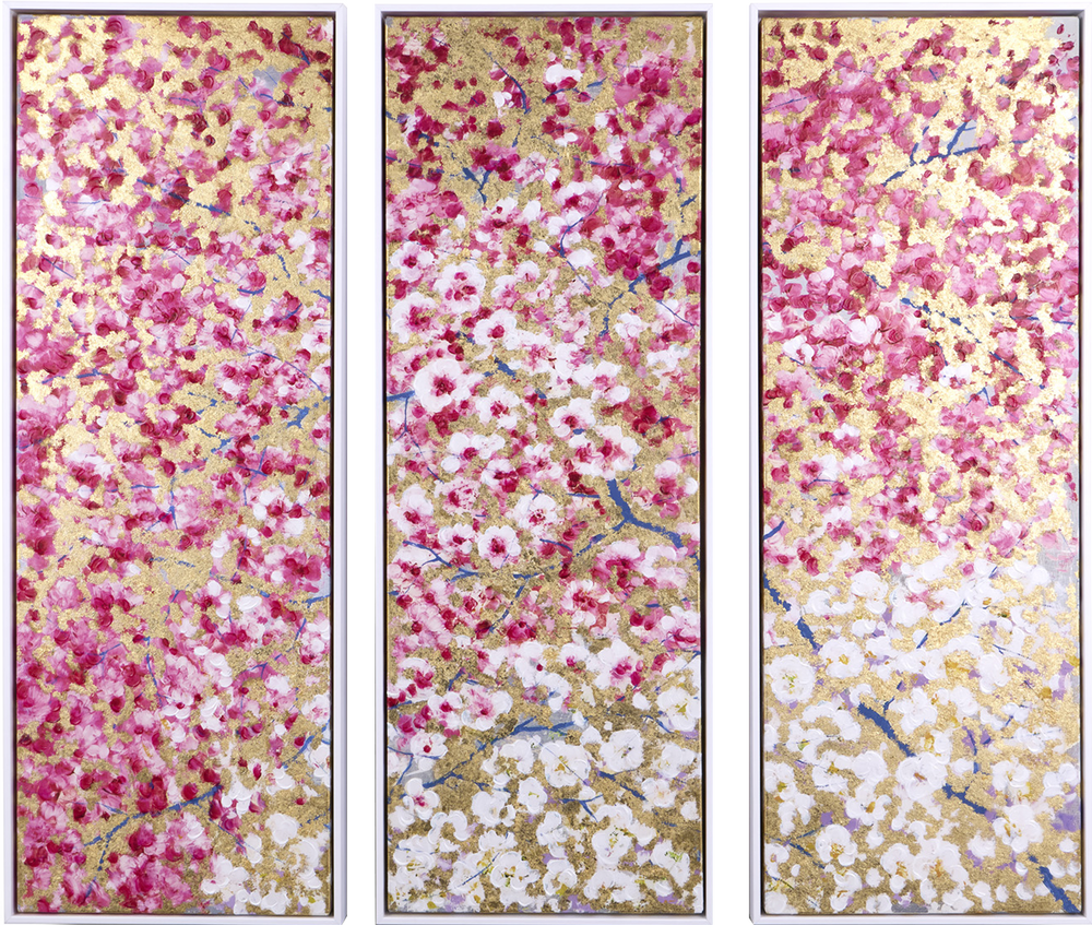 Spring Embrace (Triptych)