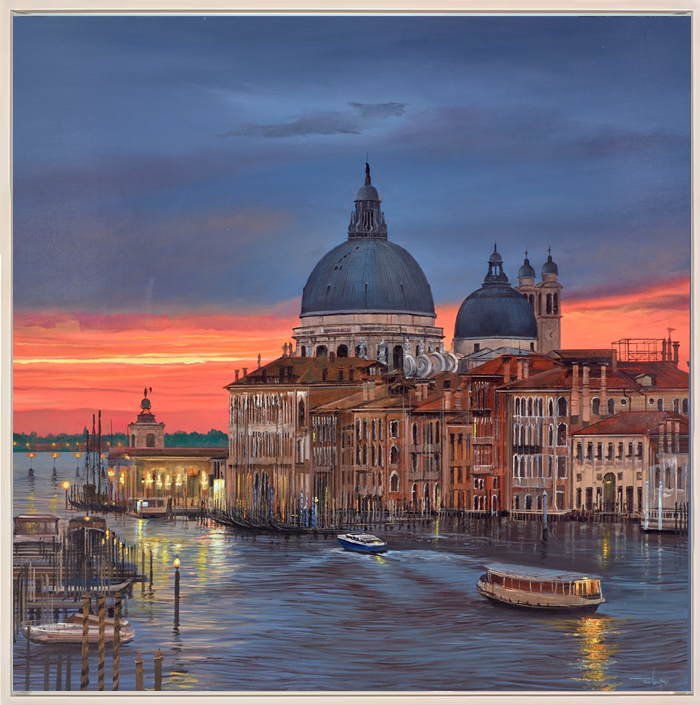 絵画 TODAY Twilight Over Venice | Ziv Cooper – Clarendon Fine Art