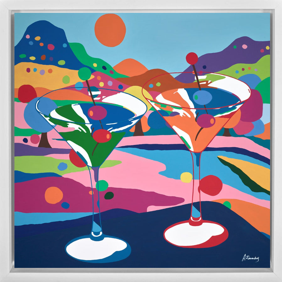 Cocktails And Mountain Views II