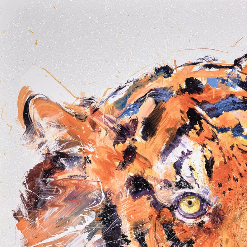 Tiger II Diamond Dust | Dave White – Clarendon Fine Art