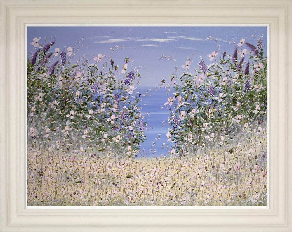 Spring Coastal View IV (Framed)