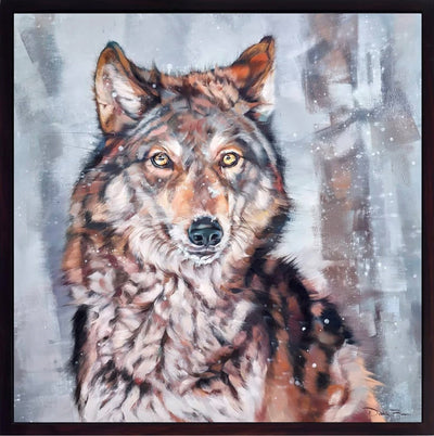Wolf In Winter (Framed)