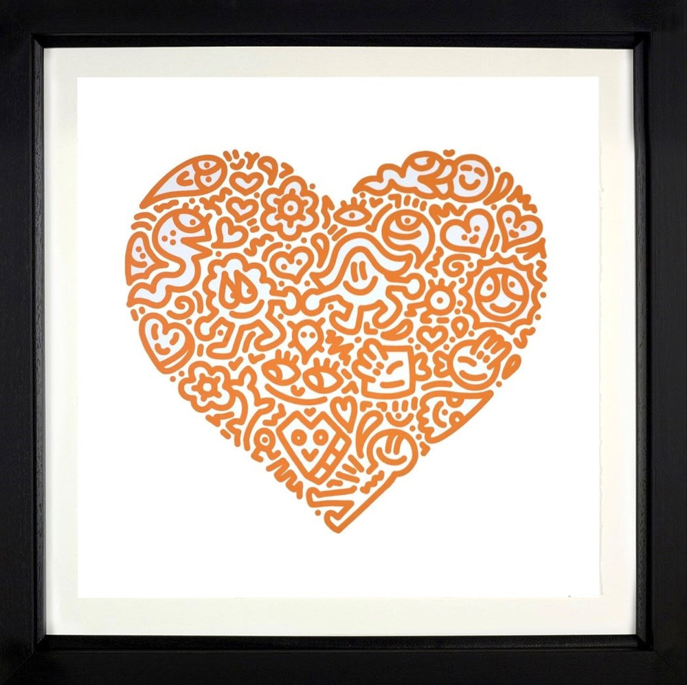 Bird Joy (Orange), 2021 (Framed)