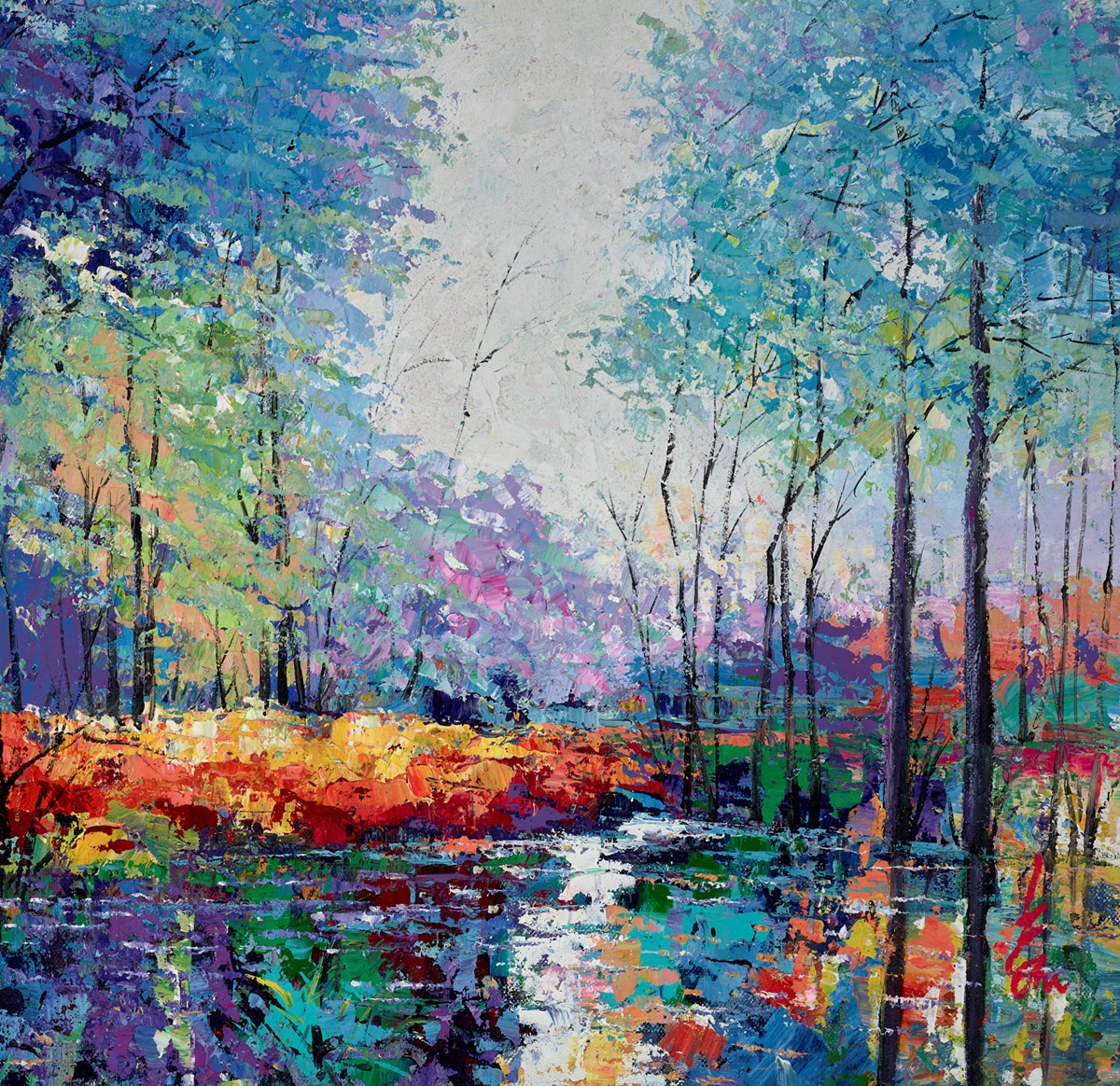 Colourful Forest | Inam – Clarendon Fine Art