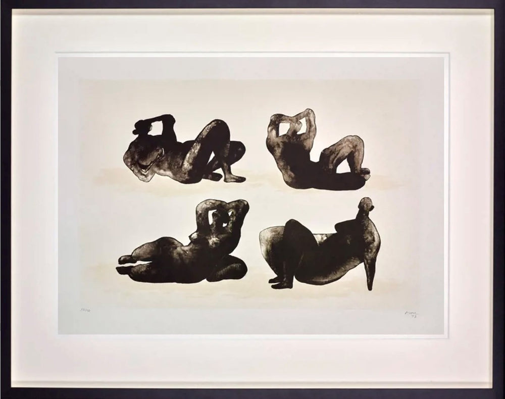 Four Reclining Figures, 1973 | Henry Moore – Clarendon Fine Art