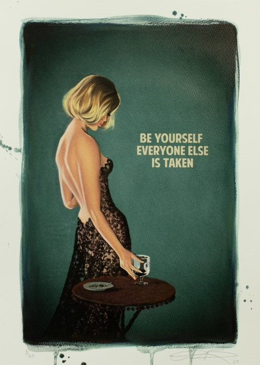 Be Yourself (Hand Coloured) Small