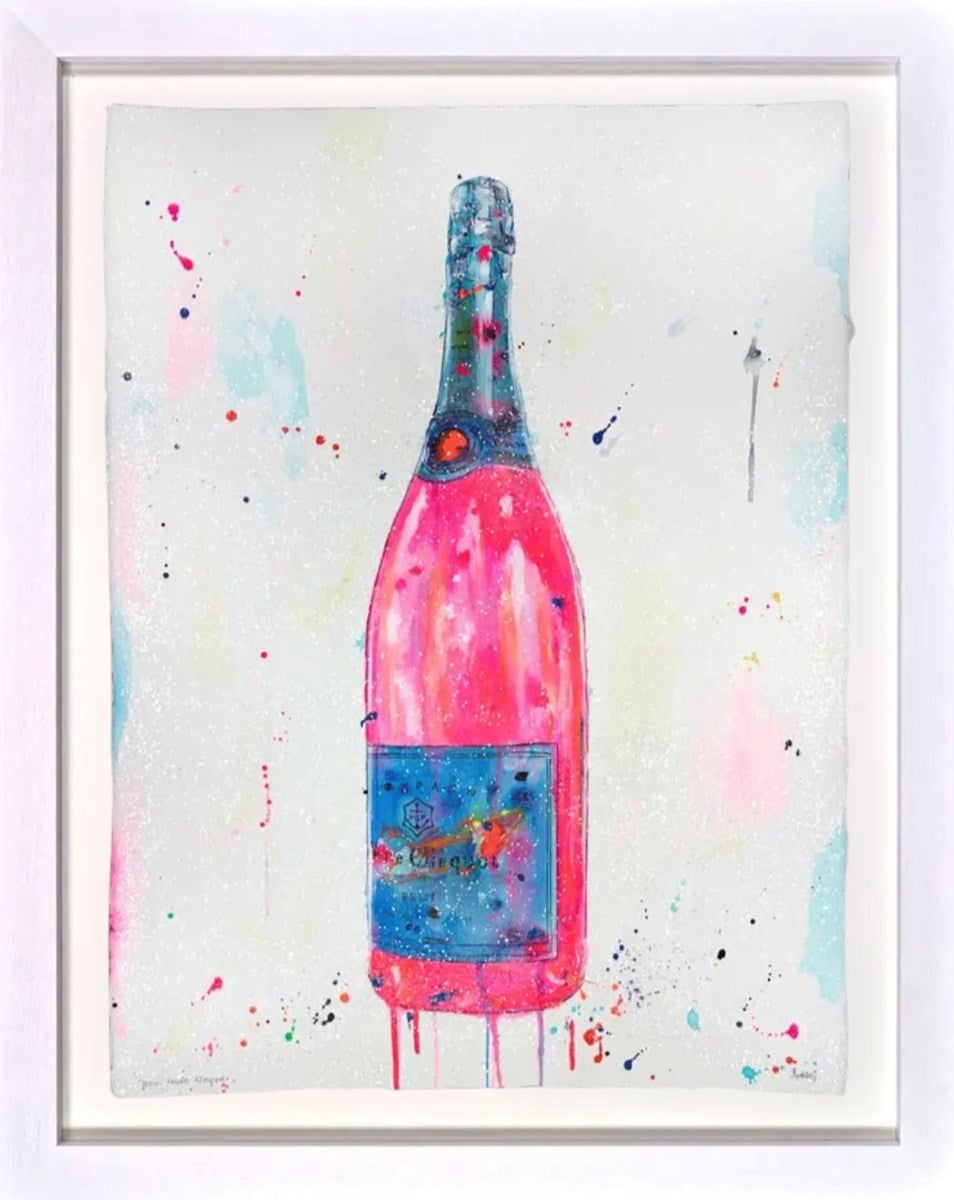 Neon Veuve Cliequot (Framed)