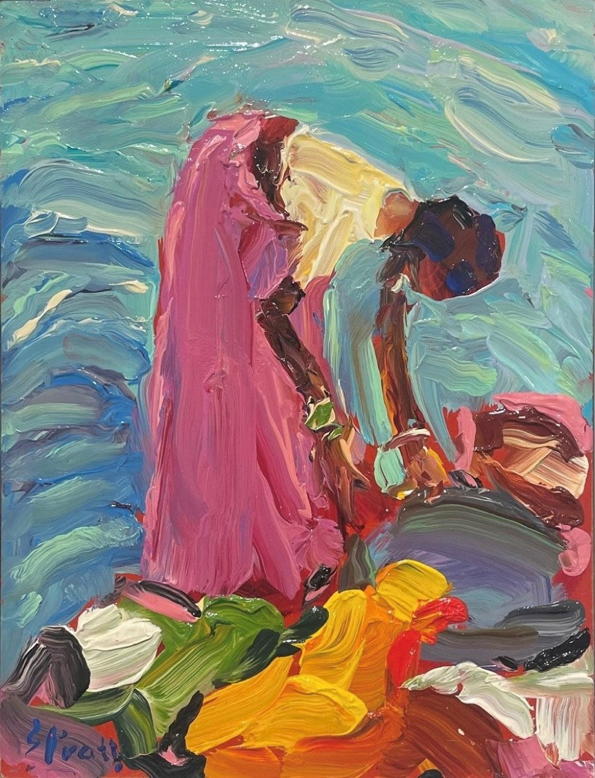 Rajasthani Girl on the Ghats Udaipur