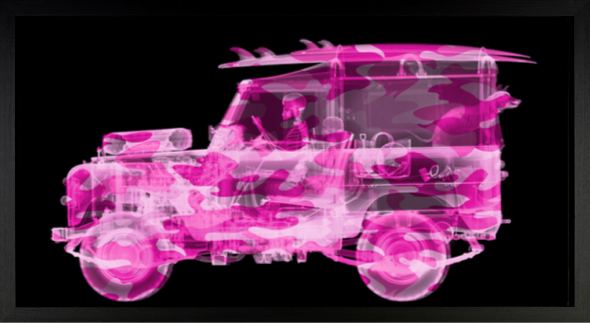 Camouflage Land Rover Surfer Pink | Nick Veasey – Clarendon Fine Art