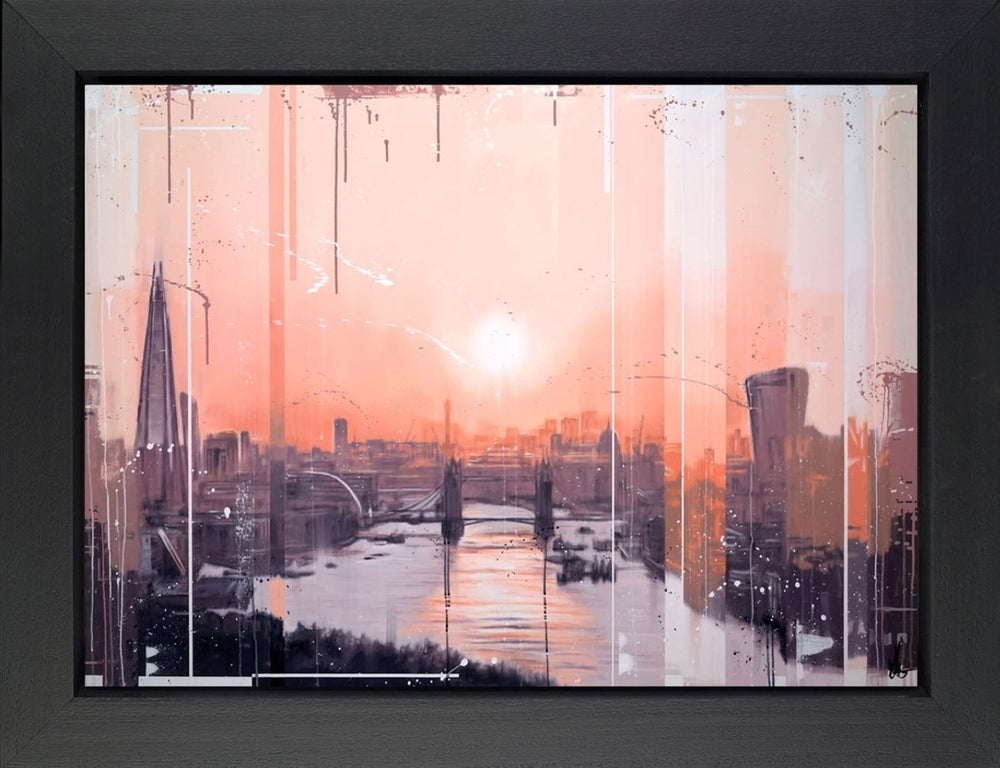 London Sunset (Framed)