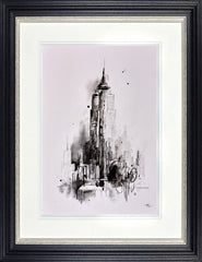 Empire State Building (Sketch) (Framed)