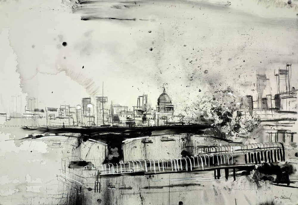 St Pauls And Waterloo Bridge II | Tim Steward – Clarendon Fine Art