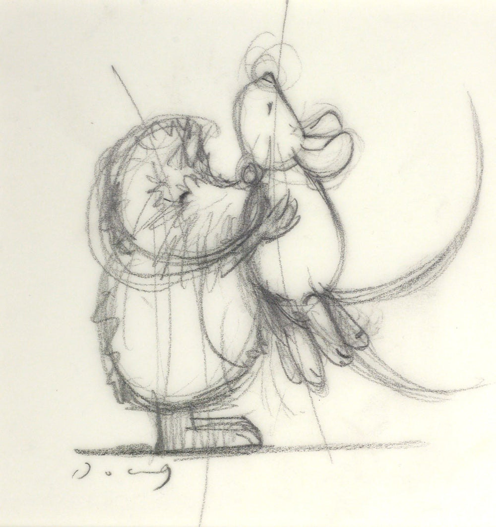 Hedge-Hugs (Sketch - tails up)