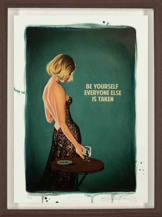 Be Yourself (Hand Coloured) Small (Framed)