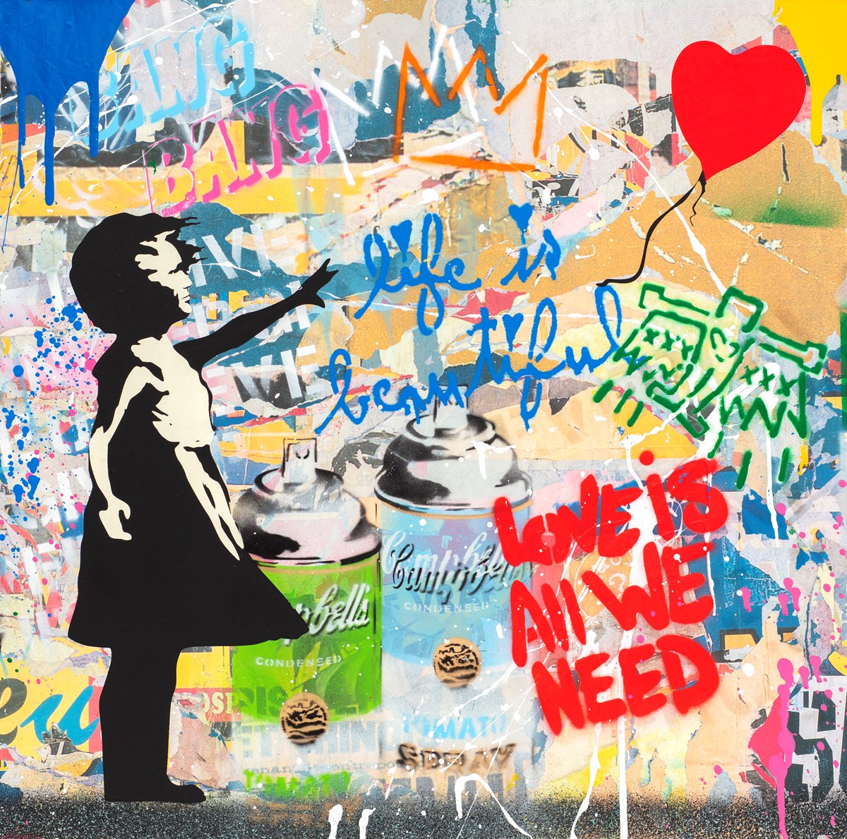 Balloon Girl | Mr. Brainwash - Clarendon Fine Art