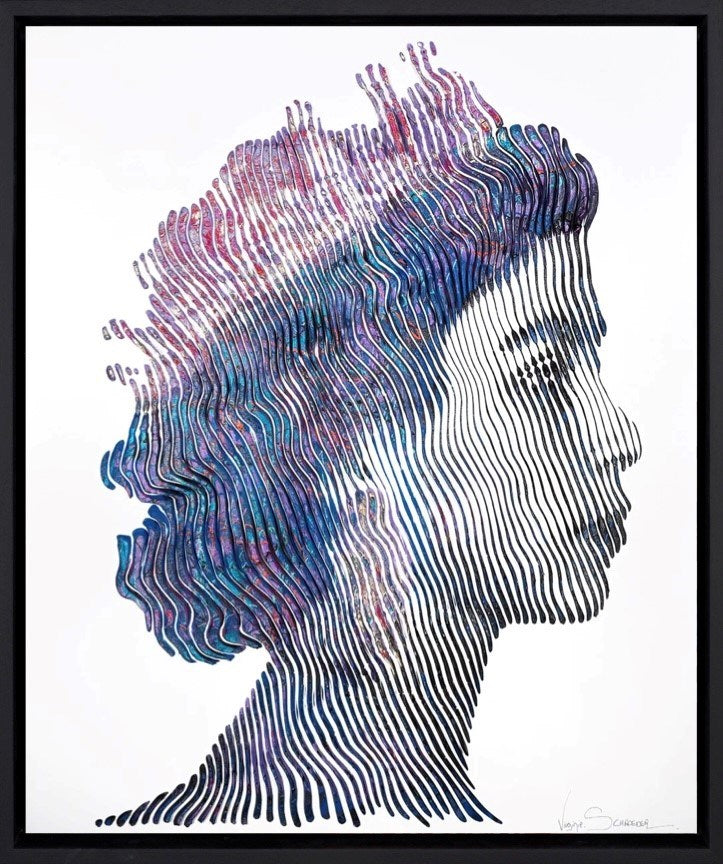 Queen Elizabeth II Symbol of Power (Framed)