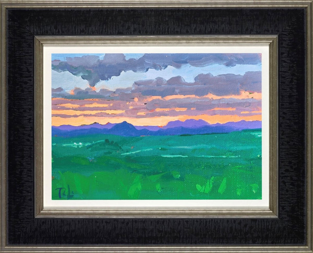 View over Canigó (Framed)