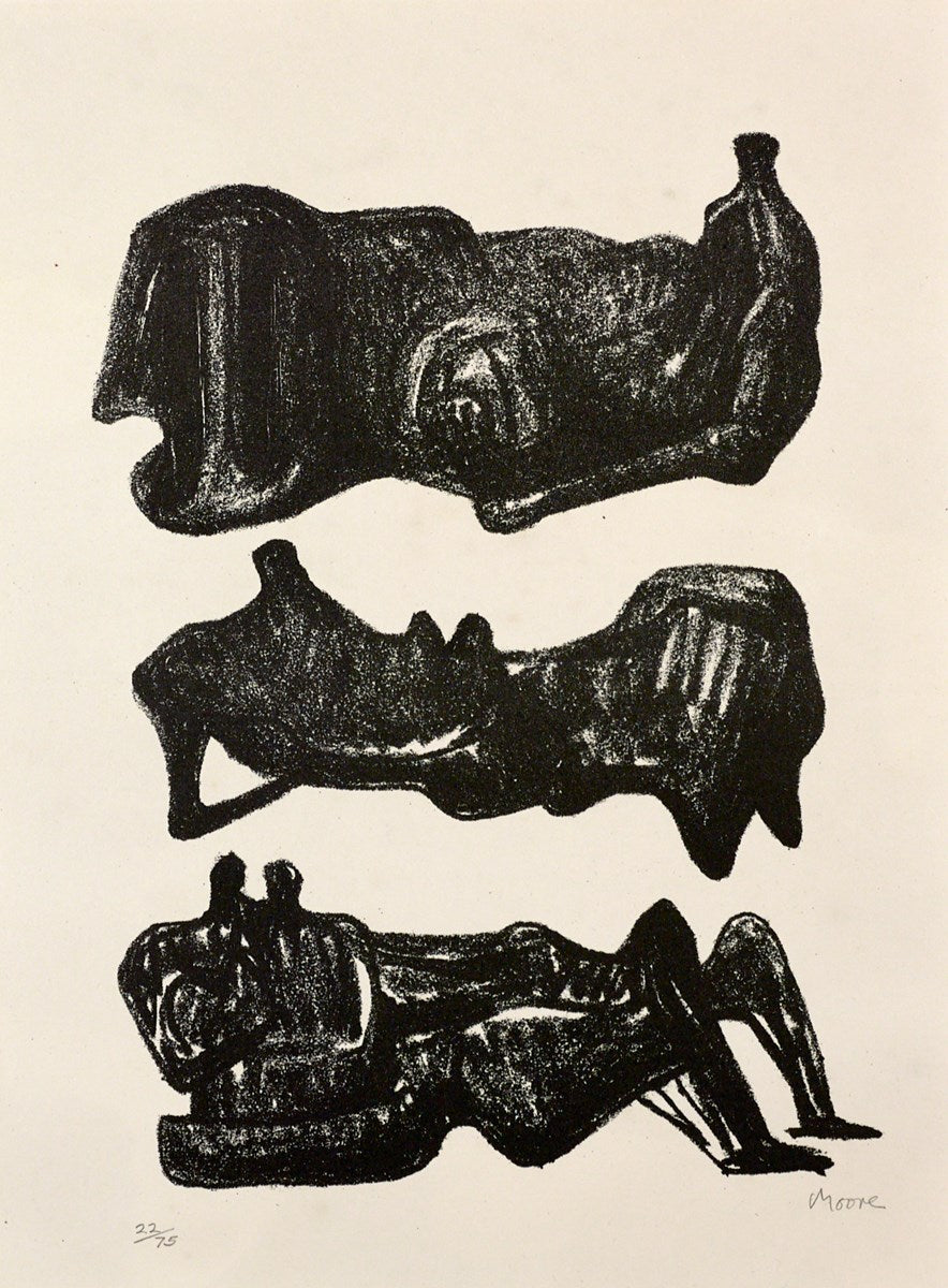 Three Reclining Figures, 1973