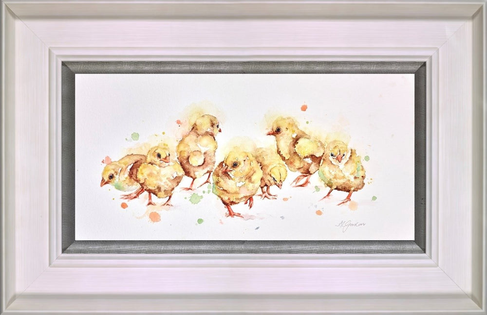A Peep Of Chicks (Framed)